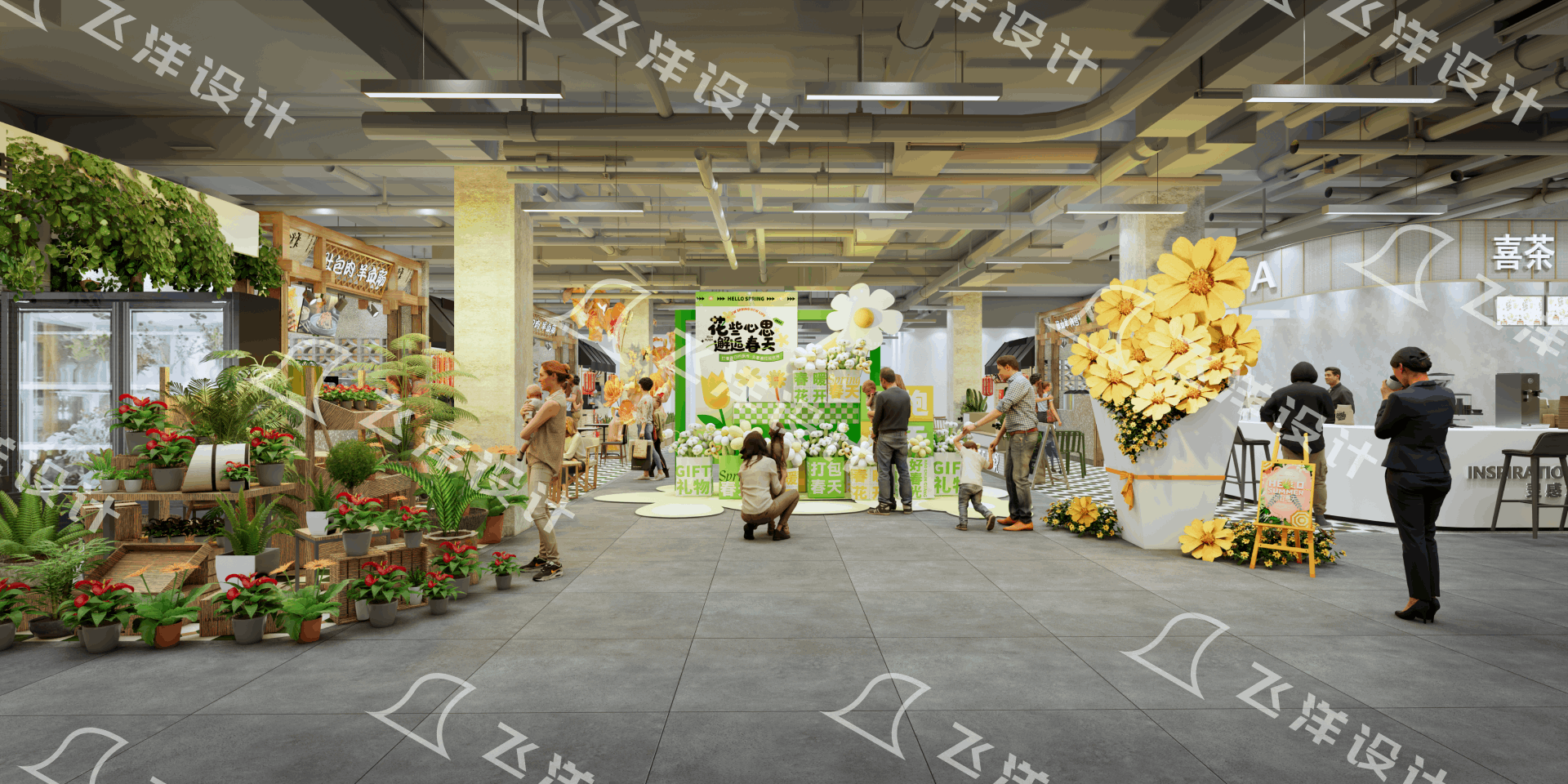 設計案例：名人名街農貿市場